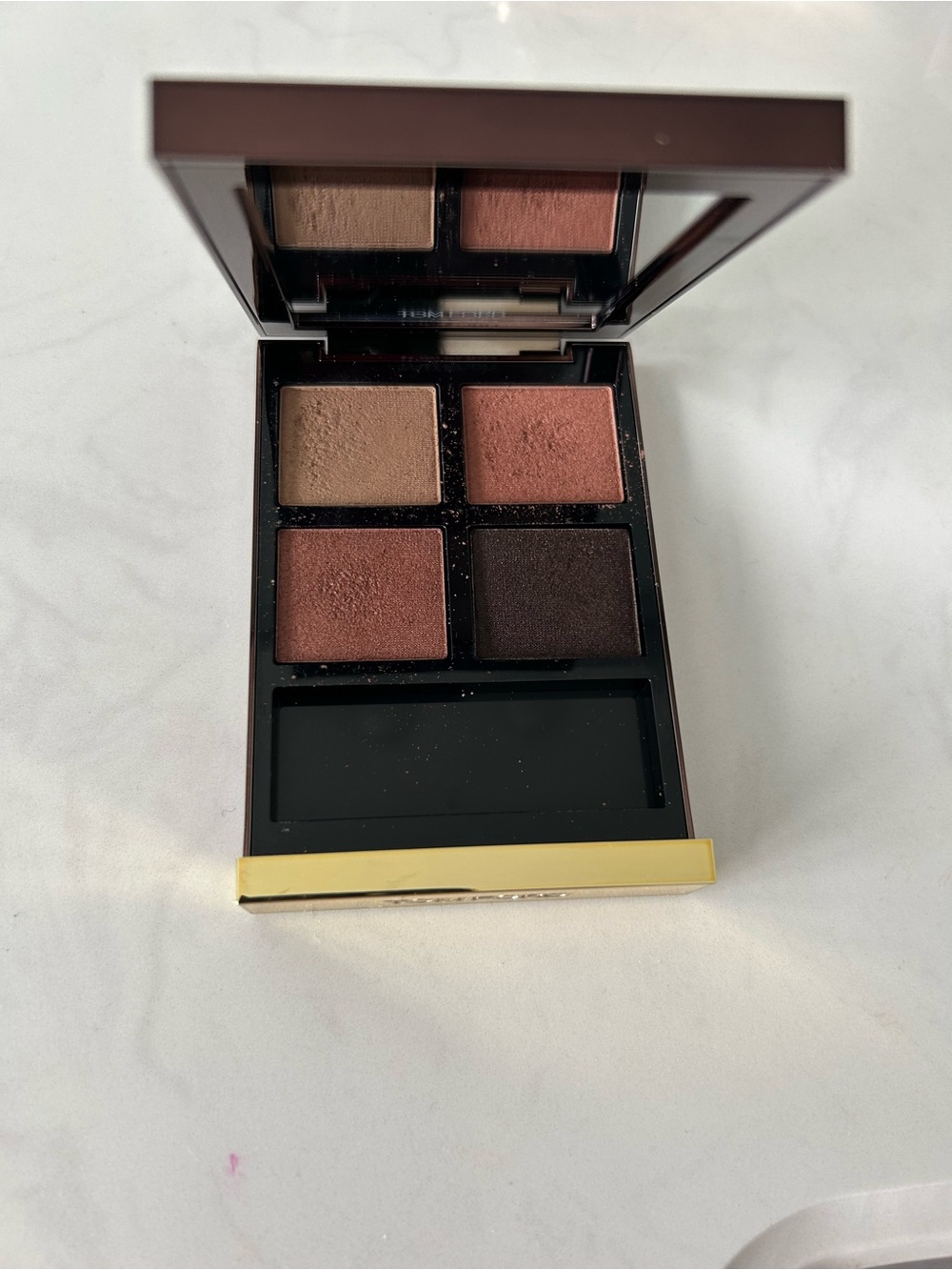 Tom Ford Eyeshadow Quad — Shimmery Copper, Peach & Deep Brown